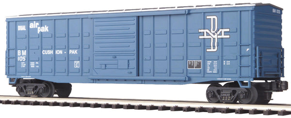 MTH Premier 20-93028 Boston & Maine 50 Waffle Side Box Car O SCALE NEW