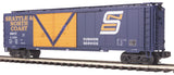 MTH Premier 20-93090 Seattle & North Coast SNC Double Door 50' Box Car O SCALE Like New