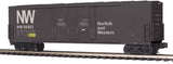 MTH Premier 20-93171 Norfolk & Western 50' Dbl. Door Plugged Boxcar O Scale NEW