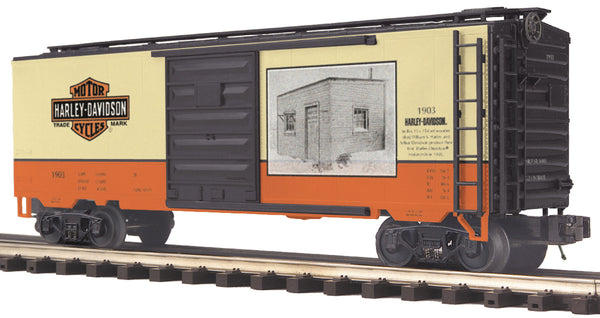 MTH Premier 20-93213 Harley-Davidson Box Car #1903. O SCALE Like New