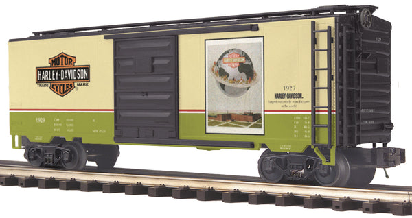 MTH Premier 20-93215 Harley-Davidson Box Car #1929. O SCALE NEW