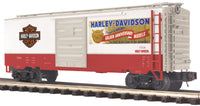 MTH Premier 20-93218 Harley-Davidson Box Car #1954 GOLDEN ANNIVERSARY MODELS. O SCALE NEW