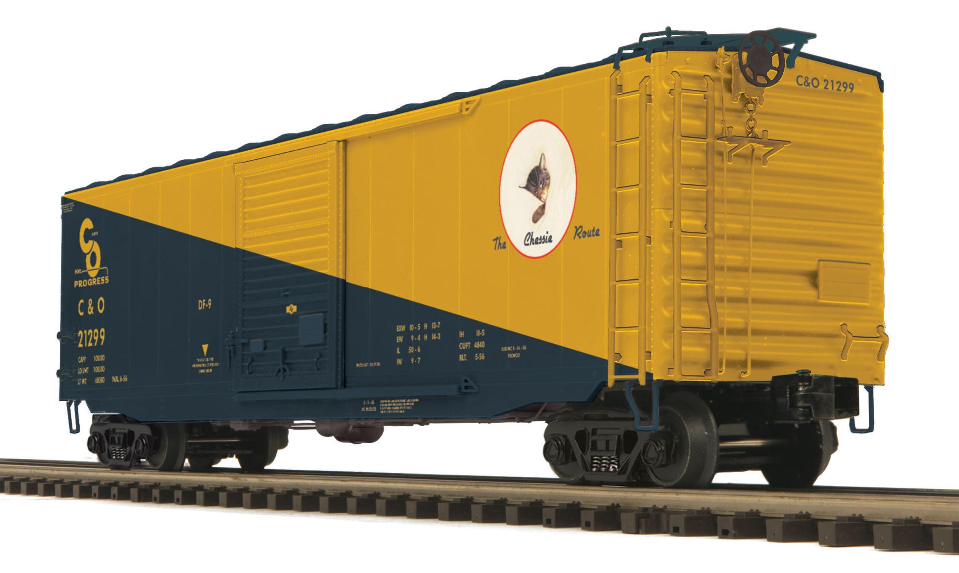 MTH Premier 20-93584 Chesapeake & Ohio 50' Ps-1 Box Car w/Youngstown D