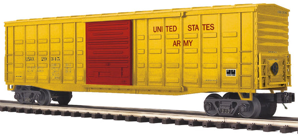 MTH Premier 20-93661 U.S. Army 50 Waffle Side Box Car #29352 O SCALE NEW