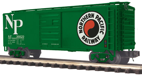 MTH Premier 20-93776 Northern Pacific 40' Box Car . Road Number: 36020 O SCALE NEW