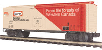 MTH Premier 20-94028 MTHRRC Reefer Car Canadian Forest Products Ltd - Car No. USEK 2102 O SCALE Like New