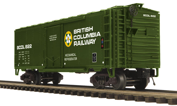 MTH Premier 20-94185 British Columbia Railway Reefer Car O SCALE NEW