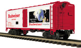 MTH Premier 20-94216 AB Budweiser 40' Steel Sided Reefer Car O SCALE Like New