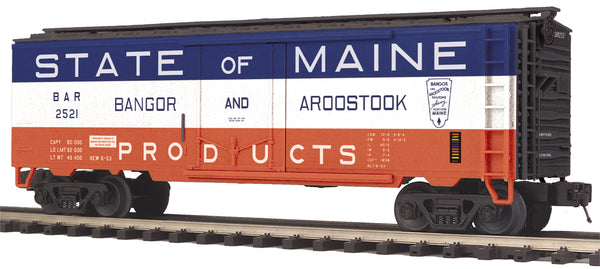 MTH Premier 20-94466 Bangor & Aroostook Reefer Car  2529  O SCALE NEW