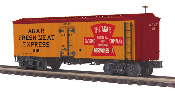 MTH Premier 20-94486 Agar Packing Co. 36 Woodsided Reefer Car #518 O Scale  NEW