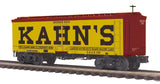 MTH Premier 20-94491 Kahns Dressed Beef 36 Woodsided Reefer Car O SCALE Like New