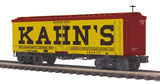 MTH Premier 20-94492 Kahns Dressed Beef 36 Woodsided Reefer Car O SCALE Like New