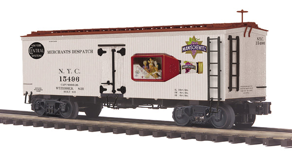 MTH 20-94657 New York Central (Manischewitz Wine) 36’ Woodsided Reefer Car #15496, 15503 Limited