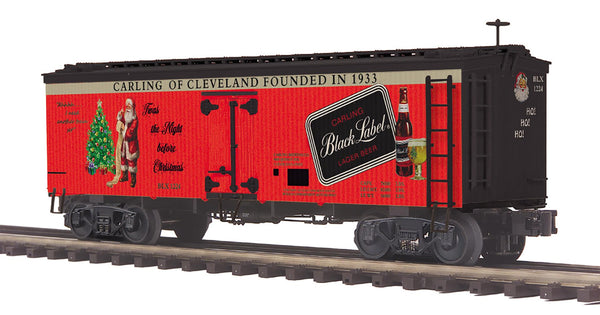 MTH Premier 20-94707 Carling of Cleveland Black Label 36 Woodsided Reefer Car #1224 O SCALE NEW