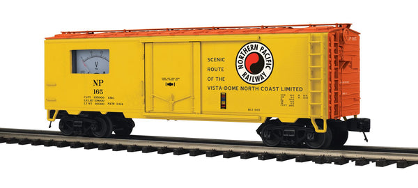 MTH Premier 20-94748 Northern Pacific 40 Steel Sided Power Meter Car #169 limited O Scale NEW
