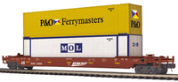 MTH Premier 20-95111 BNSF Husky Stack Car 238580,  O SCALE NEW