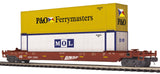 MTH Premier 20-95111 BNSF Husky Stack Car 238580,  O SCALE NEW