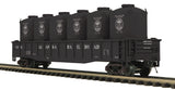 MTH Premier 20-95206 Alaska Gondola Car w/LCL Cement Containers. 13832 O SCALE Like New