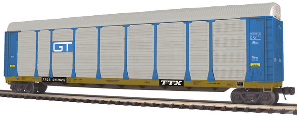 MTH Premier 20-95250 Grand Trunk Western Corrugated Auto Carrier -  983625. O SCALE NEW