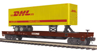 MTH Premier 20-95275 Norfolk Southern Flat Car w/ 40' Trailer #11258. O SCALE NEW