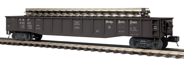 MTH Premier 20-95286 Nickel Plate Road Gondola Car w 4 Scale Trax Straights 44809 O SCALE NEW