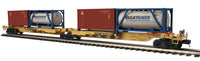 MTH Premier 20-95297 TTX O Scale Premier 2-Car Spine Car Set with (1) Tank Container and (1) 20' Container. o scale NEW