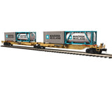 MTH Premier 20-95300 TTX O Scale Premier 2-Car Spine Car Set with (1) Tank Container and (1) 20' Container. O SCALE NEW