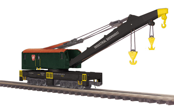 MTH Premier 20-95453 Pennsylvania PRR Crane Car O Scale NEW