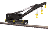 MTH 20-95457, 20-95458 Chesapeake & Ohio Crane Car and Crane Tender (Set of 2) O Scale NEW