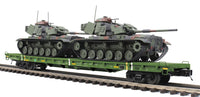 MTH 20-95469 U.S. Army 60 Flat Car w/(2) M60 Tanks O Scale NEW