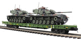 MTH 20-95469 U.S. Army 60 Flat Car w/(2) M60 Tanks O Scale NEW
