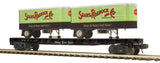 MTH Premier 20-95503 Nickel Plate Road Flat Car w/(2) PUP Trailers Sears Roebuck & Co O SCALE NEW