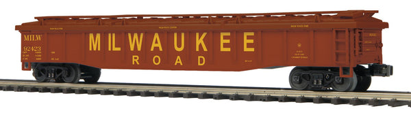 MTH Premier 20-95538 Milwaukee Road Gondola Car w/Cover #92445 O SCALE. NEW