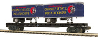 MTH Premier 20-95713 Boston & Maine B&M Premier Flat Car w/(2) PUP Trailers # 2735 O SCALE LIMITED  NEW