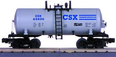 MTH Premier 20-96003 CSX Tank Car No. 63826. O SCALE NEW