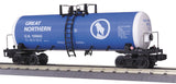 MTH 20-96027 Premier Great Northern GN Tank Car (Blue/ White) O SCALE Used Excellent
