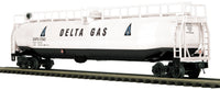 MTH Premier 20-96808 Delta Gas 33K Gallon Tank Car SHPT #170408 O SCALE Like New