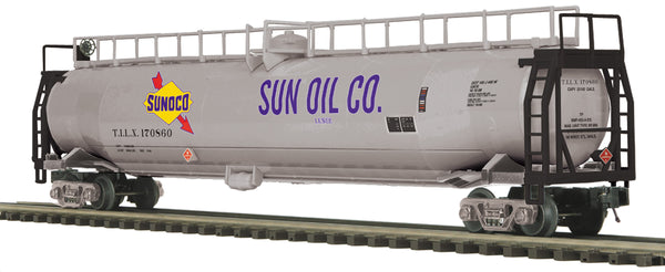 MTH Premier 20-96820 Sunoco 33K Gallon Tank Car No. TILX 170860 O SCALE NEW