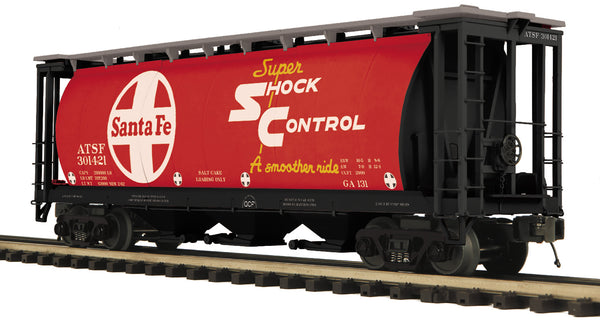 MTH Premier 20-96823 Santa Fe 3-Bay Cylindrical Hopper Car - O SCALE NEW