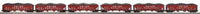 MTH Premier 20-97059 Union Pacific 4-Bay Hopper 6 Car Set O SCALE Used Excellent Damaged Box
