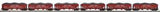 MTH Premier 20-97059 Union Pacific 4-Bay Hopper 6 Car Set O SCALE Used Excellent Damaged Box