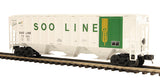 MTH Premier 20-97223 SOO Line Ps-2CD High-Sided Hopper Car - SOO Line O SCALE Like New