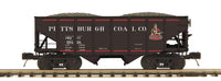 MTH Premier 20-97274 Pittsburgh Coal Company 2-Bay Fish Belly Hopper Car 80526 O SCALE NEW