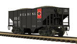 MTH Premier 20-97292 Reading 2-Bay Fish Belly Hopper Car O SCALE Like New