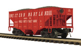 MTH Premier 20-97305 Western Maryland 2-Bay Fish Belly Hopper Car "Serves the WORLD PORT OF BALTIMORE" O SCALE NEW