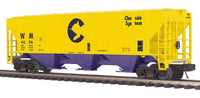 MTH Premier 20-97384 Chessie O Scale Premier PS-2CD High-Sided Hopper Car NEW