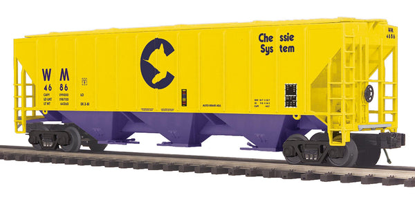 MTH Premier 20-97384 Chessie O Scale Premier PS-2CD High-Sided Hopper Car NEW