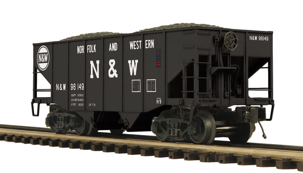 MTH Premier 20-97393 Norfolk & Western N&W 2-Bay Fish Belly Hopper Car O SCALE NEW