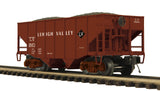MTH Premier 20-97394 Lehigh Valley 2-Bay Fish Belly Hopper Car O SCALE Like New