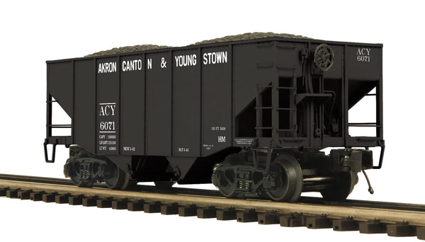 MTH Premier 20-97396 Akron Canton & Youngstown AC&Y 2-Bay Fish Belly Hopper Car #6083 O SCALE NEW
